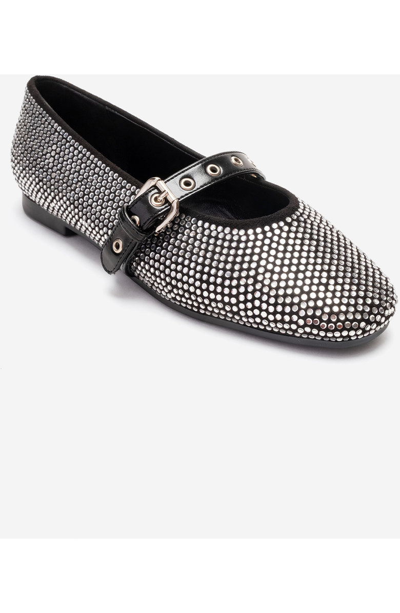 Prologue Shoes Clive Embellished Ballet Flat, Alternate, color, Black