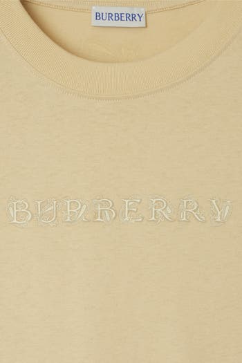 【関税＆送料込み】Burberry Paisley Logo T-Shirt BURBERRY Paisley logo cotton t-shirt | Harvey Nichols