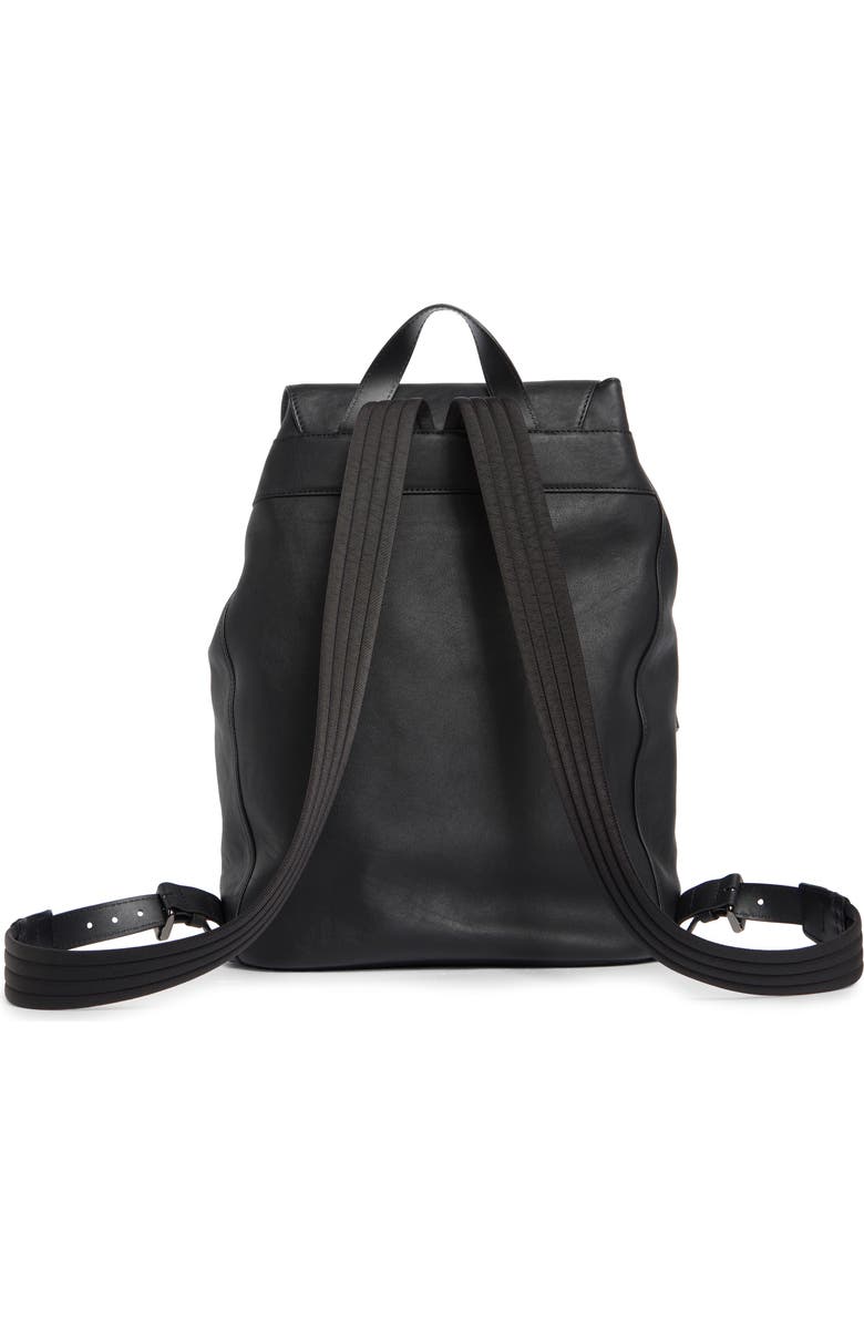 Longchamp LC3D Large Leather Backpack, Alternate, color, Black