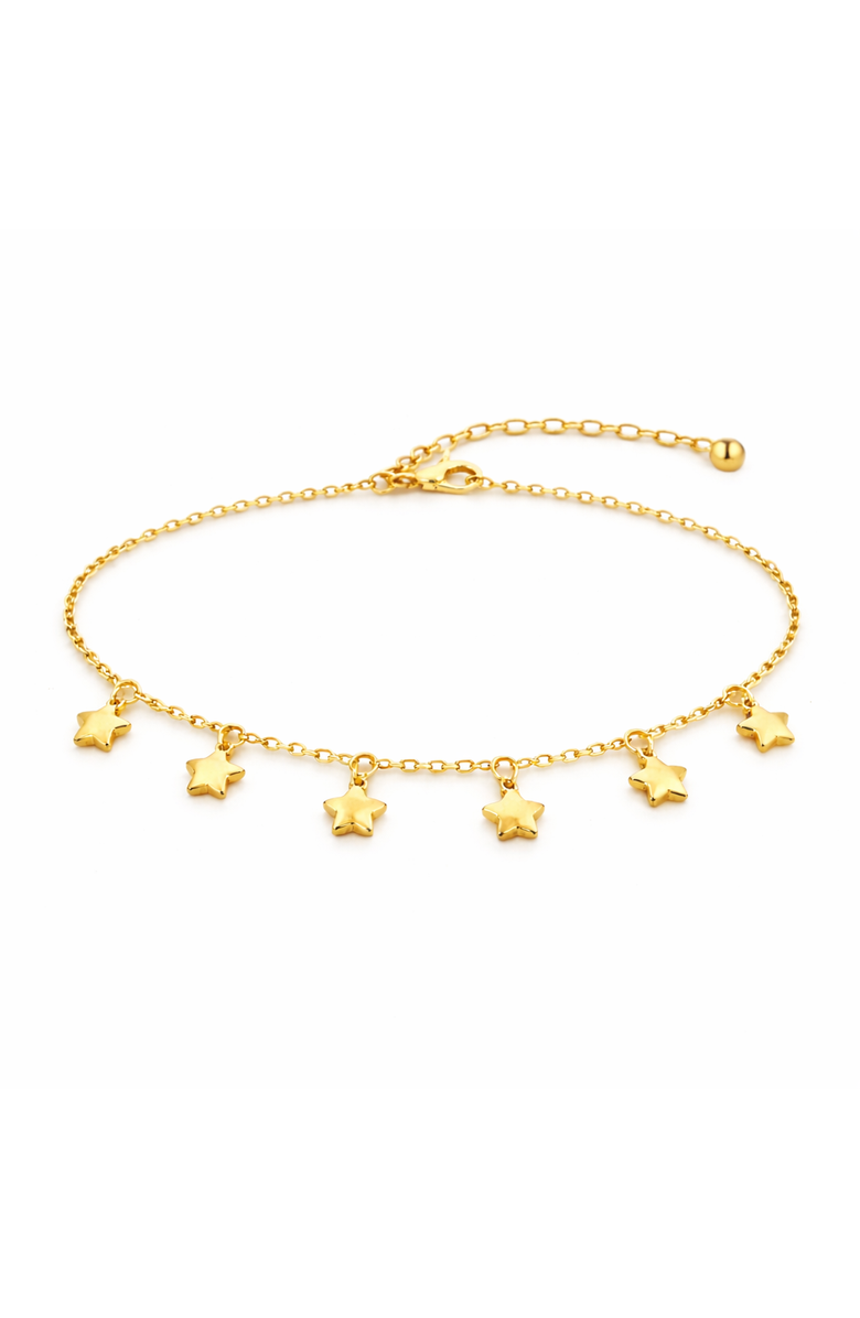 Donatello Gian Gold-Flashed Star Choker Necklace, Main, color, Gold