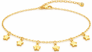 Donatello Gian Gold-Flashed Star Choker Necklace