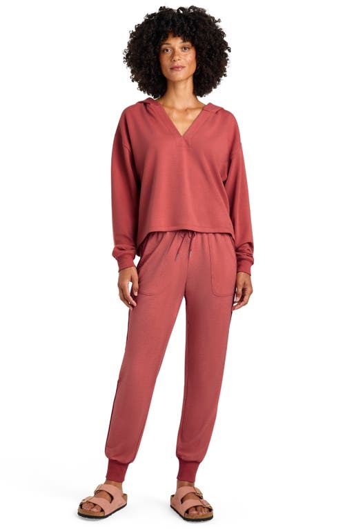 Splendid Supersoft Hoodie In Red