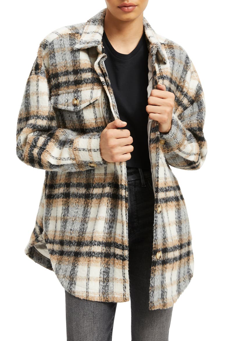 Plaid Shacket, Main, color, NEUTRAL PLAID001