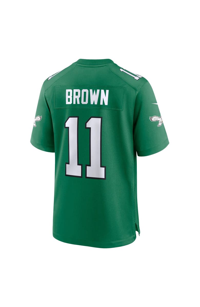 Nike Men's Nike A.J. Brown Kelly Green Philadelphia Eagles Alternate Game Player Jersey, Alternate, color, Kelly Green