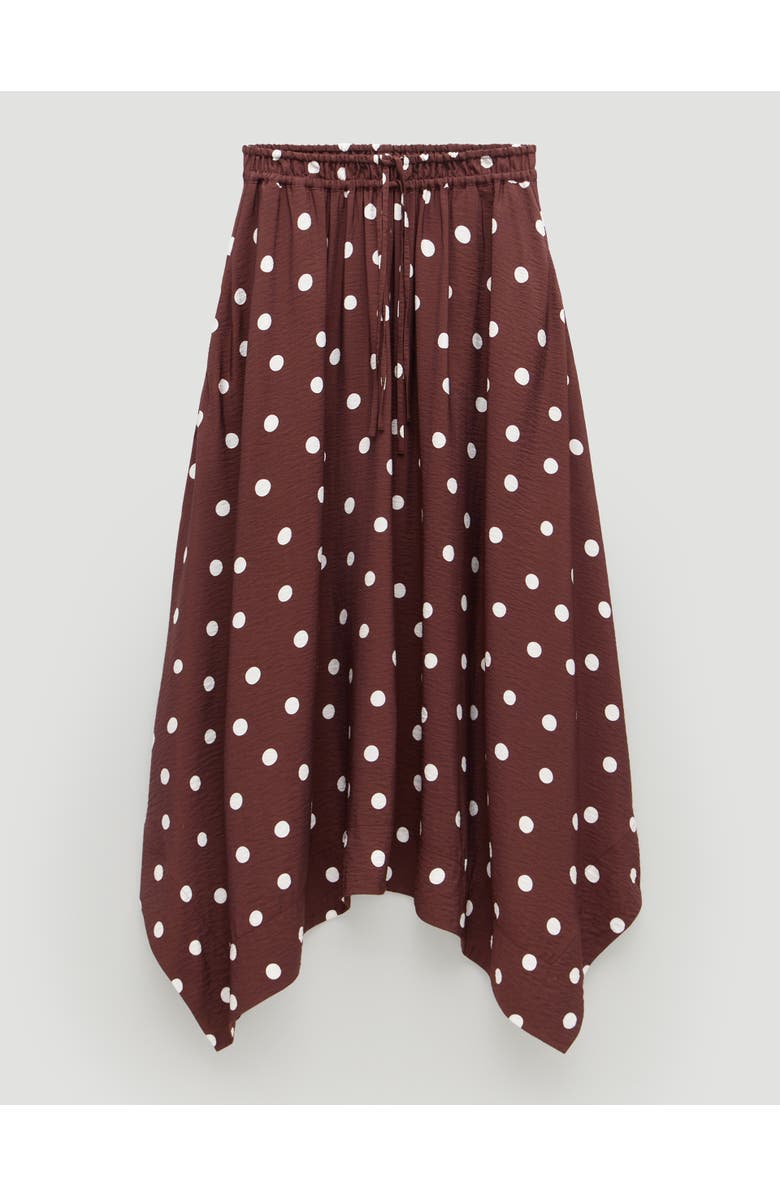 Hush Air Flow Hanky Hem Skirt, Alternate, color, Polka Dot Brown