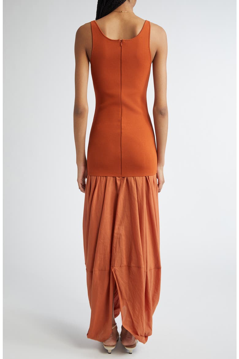 Cocoon Tank Dress, Alternate, color, TERRACOTTA