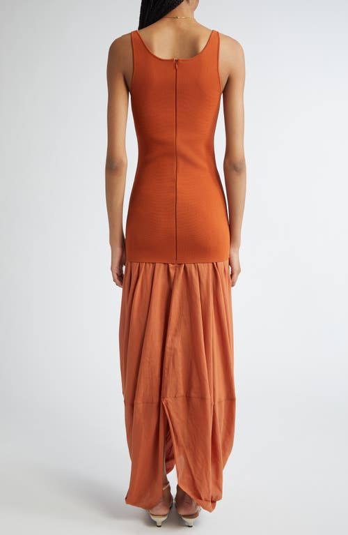 Totême Toteme Cocoon Sleeveless Dress In Brown