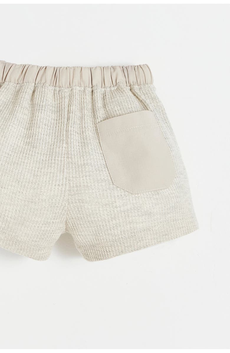 Babycottons Waffle Short for Infant, Alternate, color, Grey/Melange