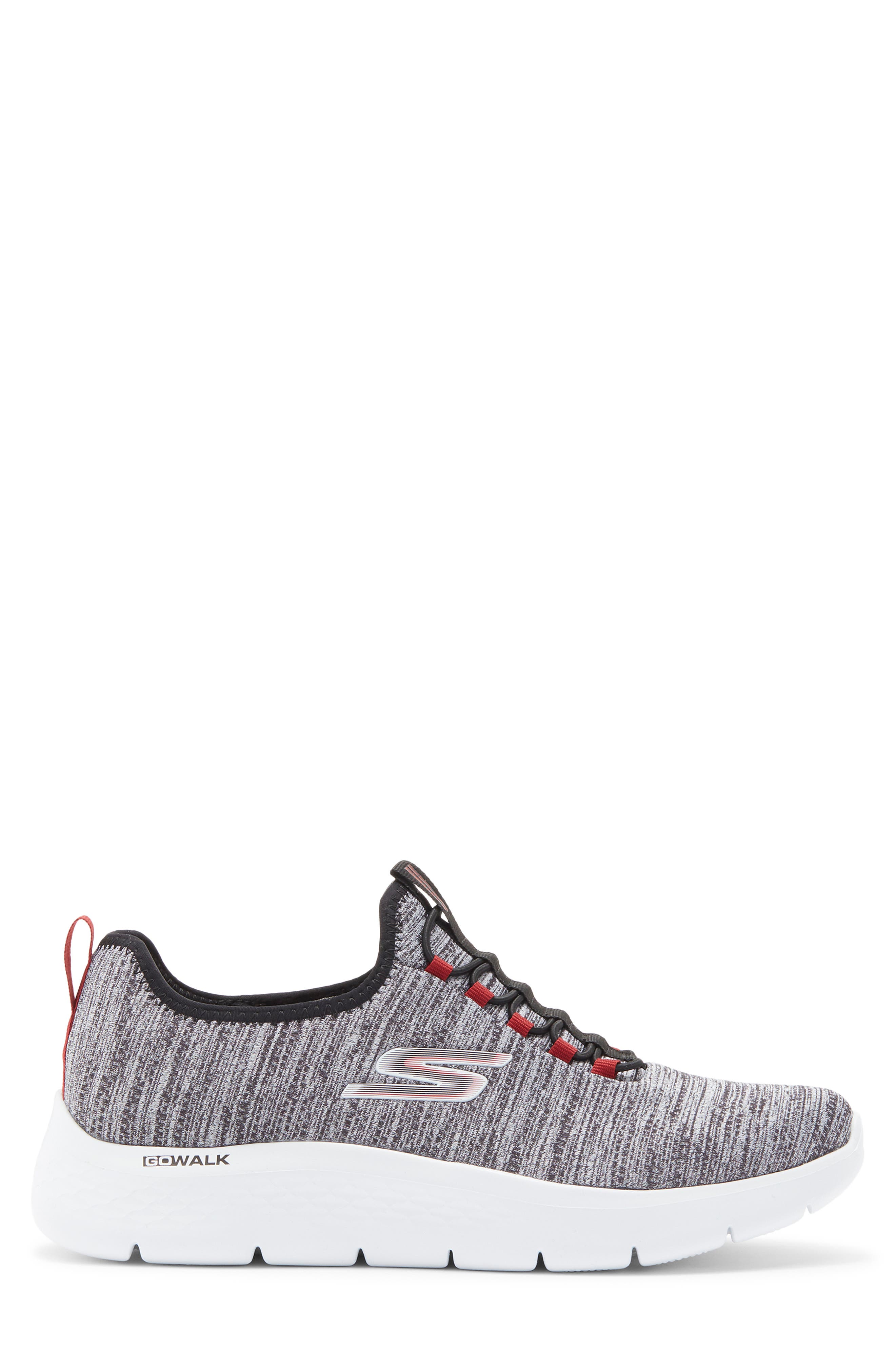 Go Walk Flex™ Ultra Slip-On Sneaker, Alternate, color, WHITE/ BLACK MULTI