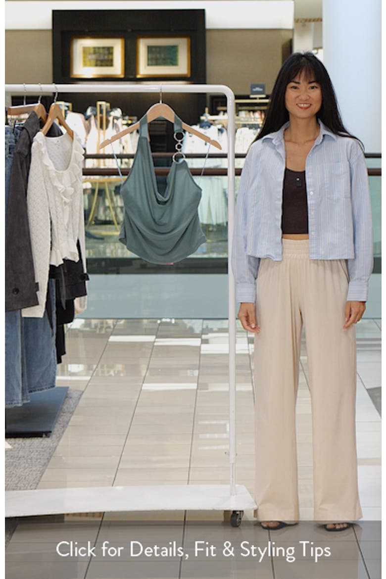 Rhia Ring Cowl Neck Halter Top video