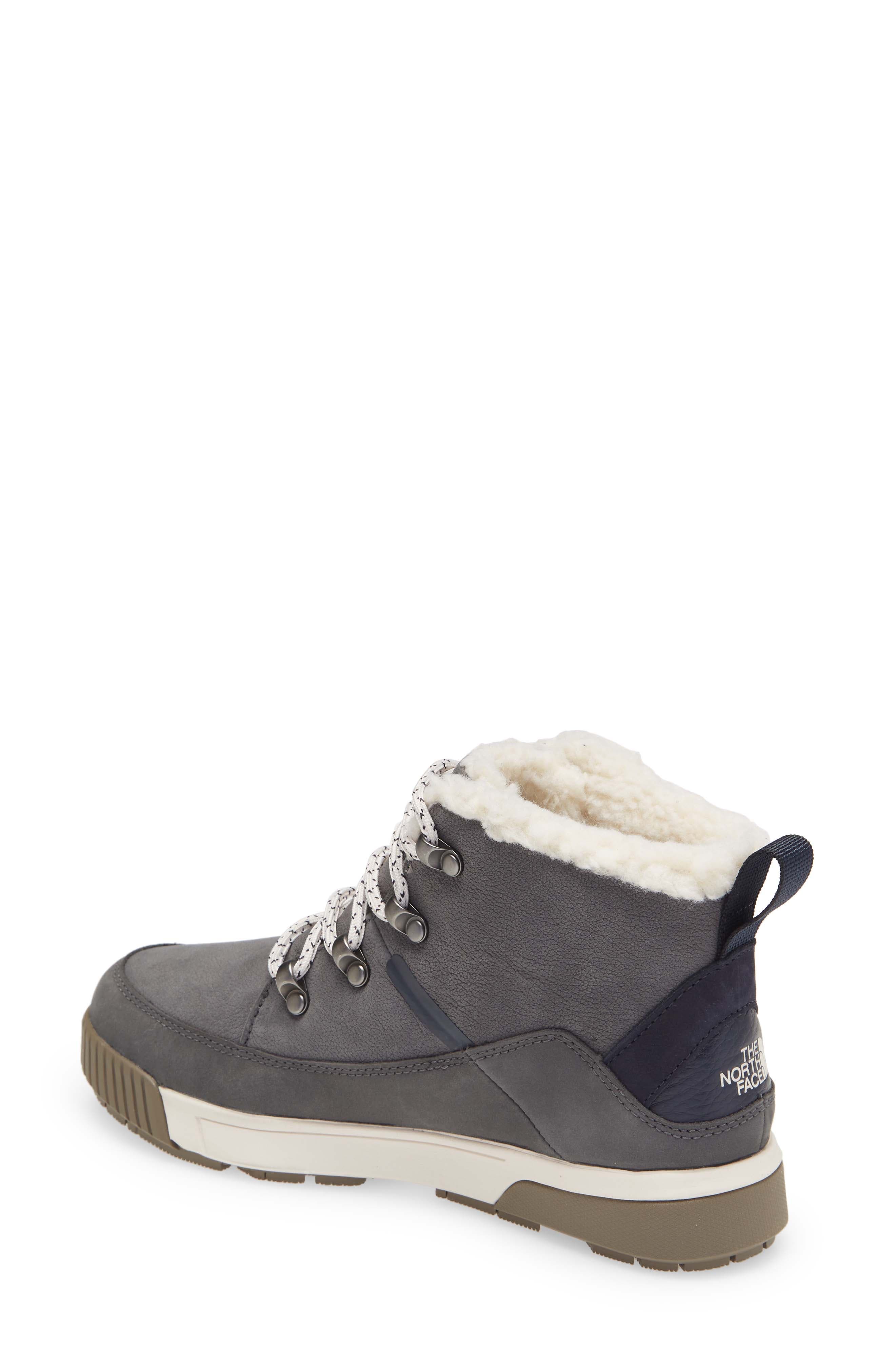 Sierra Waterproof Lace-Up Bootie, Alternate, color, ZINC GREY/ AVIATOR NAVY