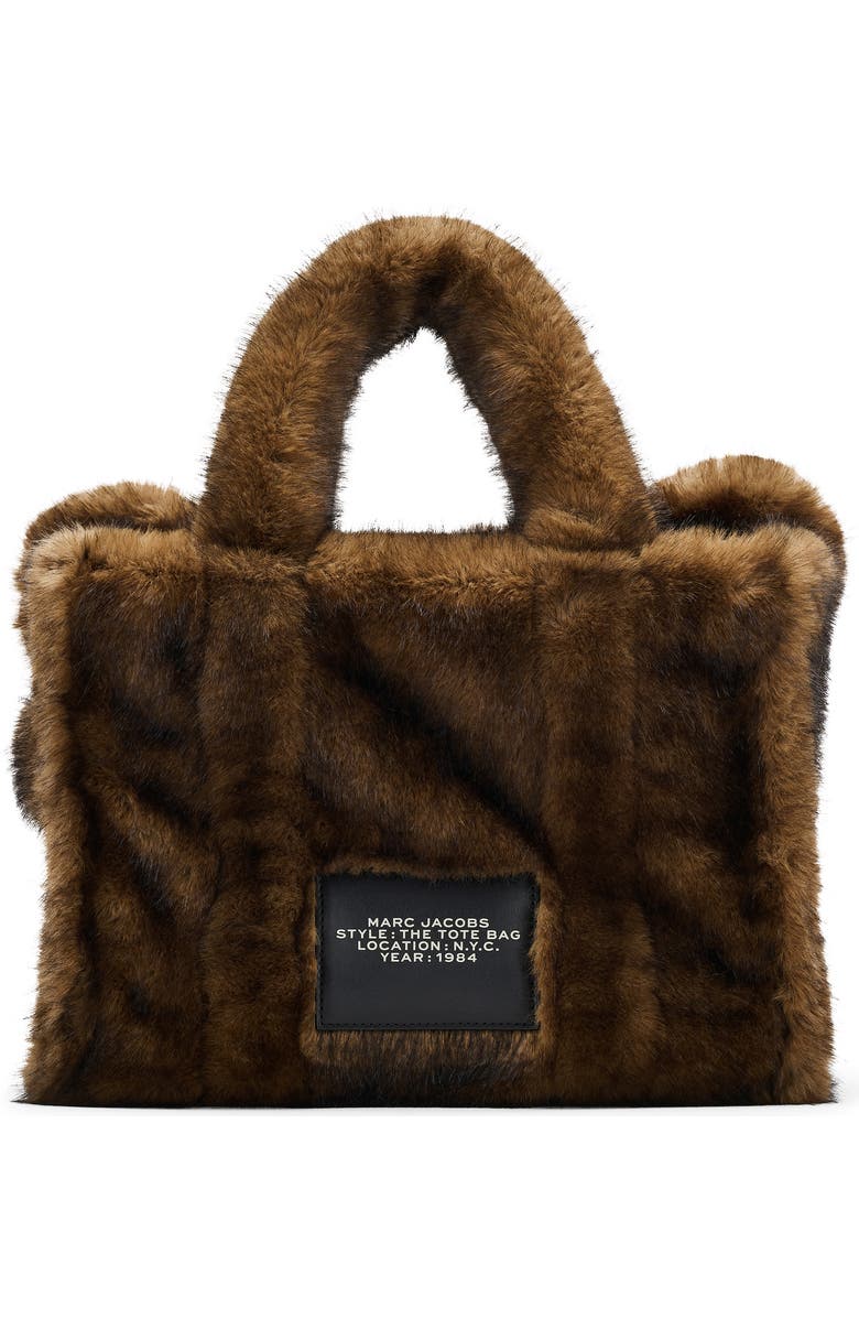 Marc Jacobs The Medium Teddy Faux Fur Tote, Alternate, color,