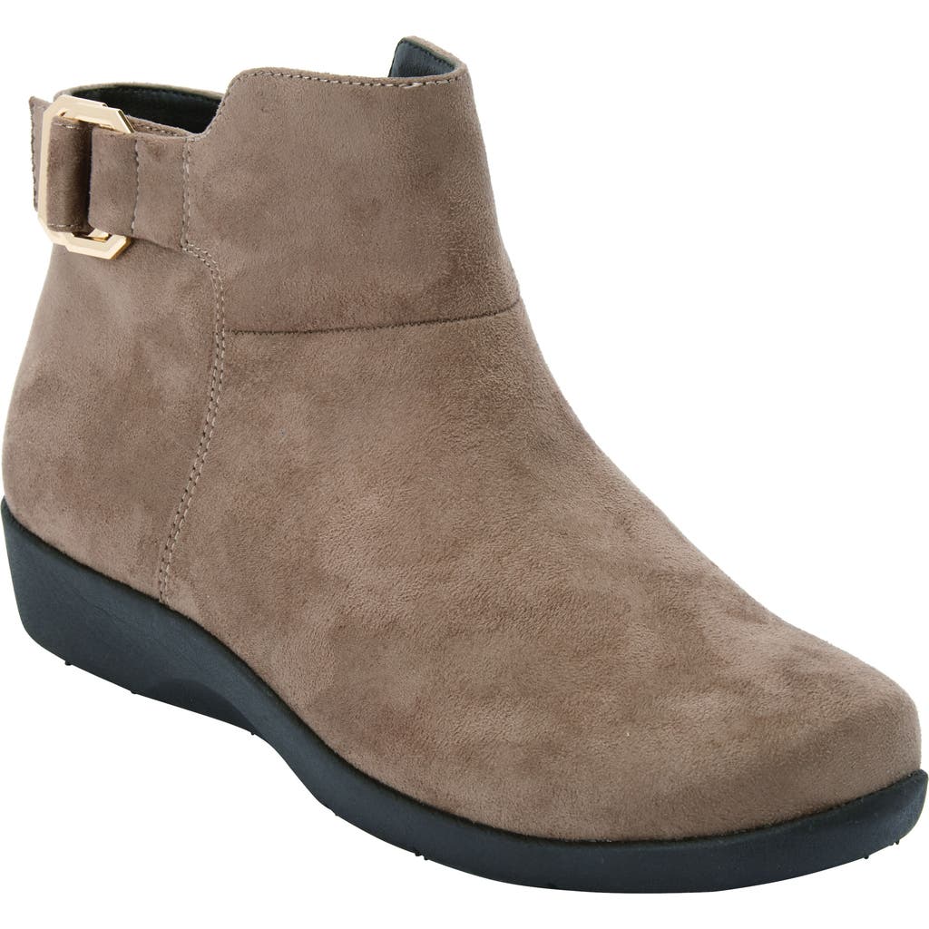 Comfortview The Cassie Bootie In Brown