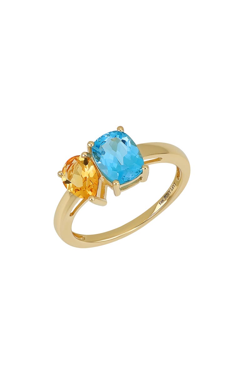 Bony Levy 14K Gold Color Gemstone Statement Ring, Main, color, 14K Yellow Gold - Btci