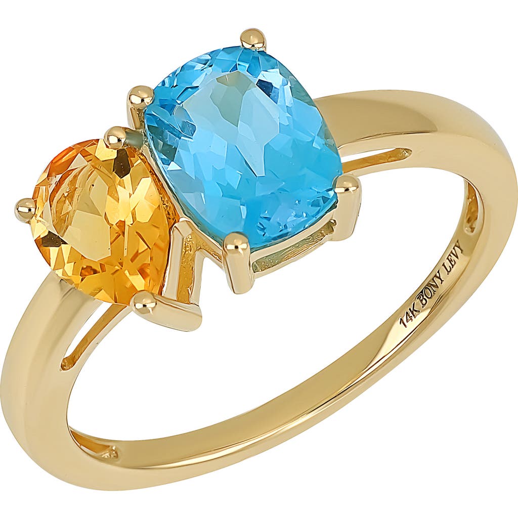 Bony Levy 14k Gold Color Gemstone Statement Ring In 14k Yellow Gold - Btci