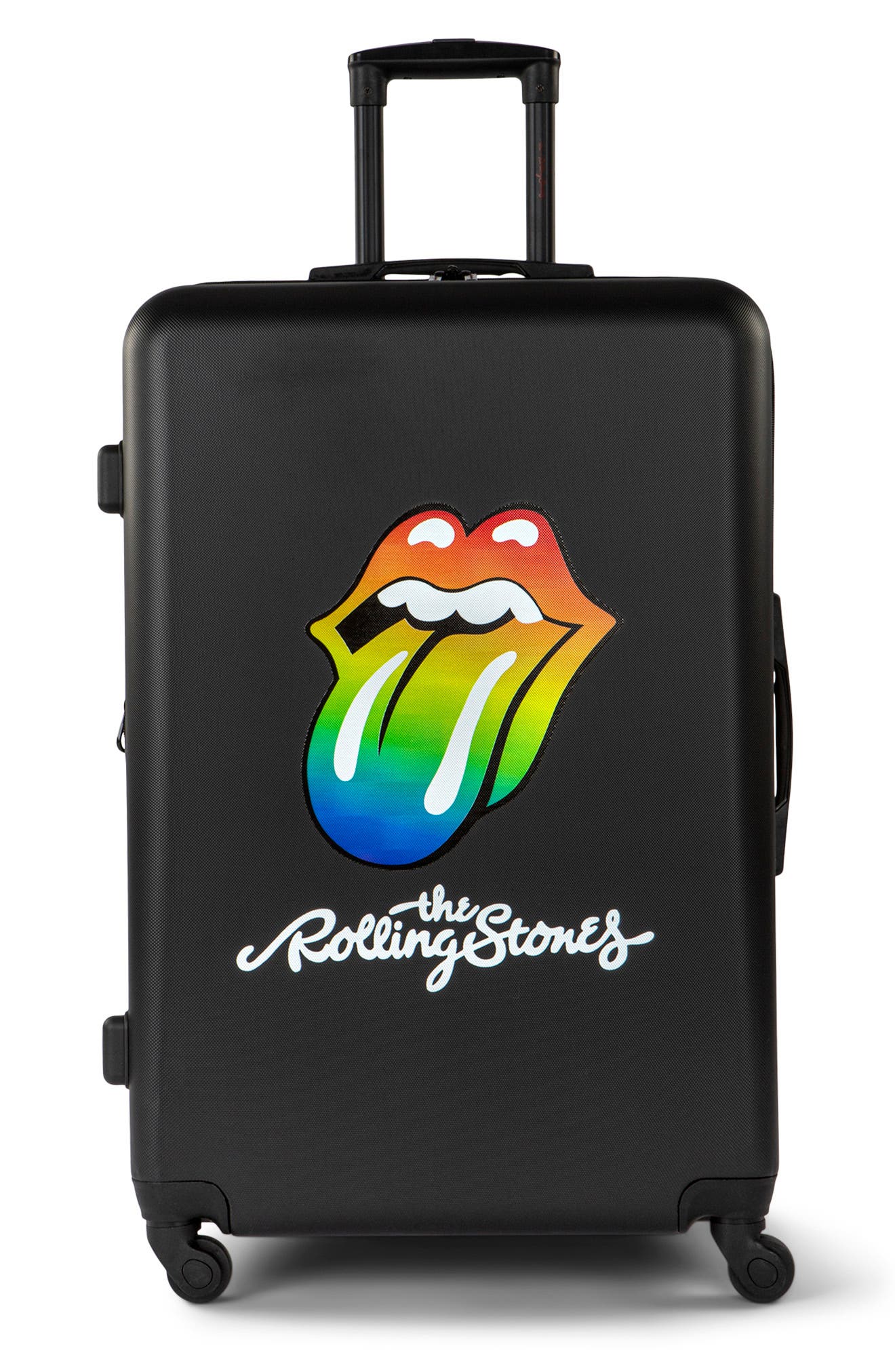 bugatti The Rolling Stones Collection Play With Fire 28" Hardside Spinner Luggage, Main, color, 
