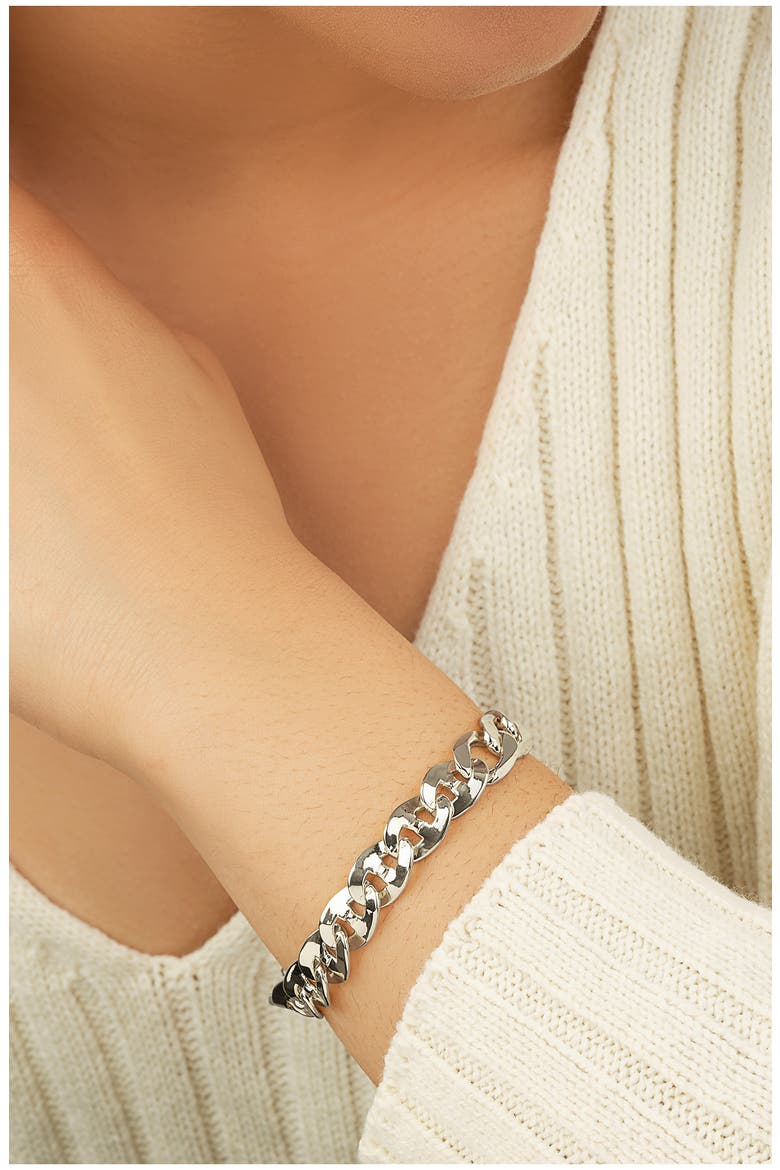 Whitley Chain Bracelet, Alternate, color, SILVER