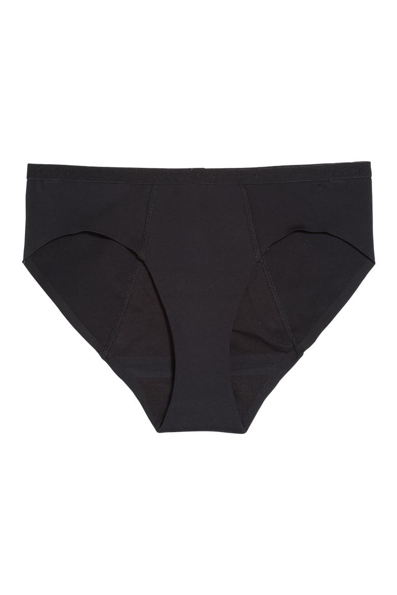 Teen Period & Leak Proof Super Heavy Absorbency Hipster Panties, Alternate, color, BLACK