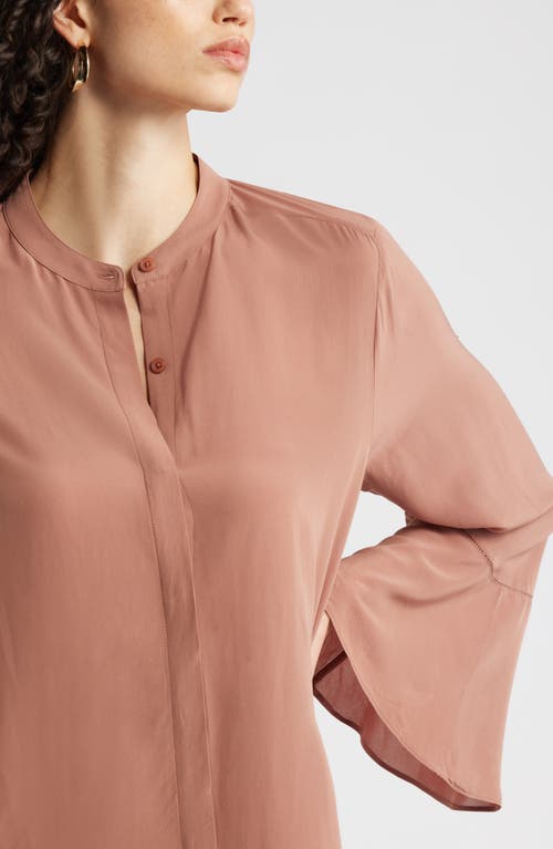 Nordstrom Long Sleeve Minidress In Pink