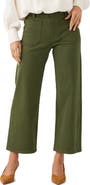 Karen Kane Lauren Patch Pocket Crop Wide Leg Pants