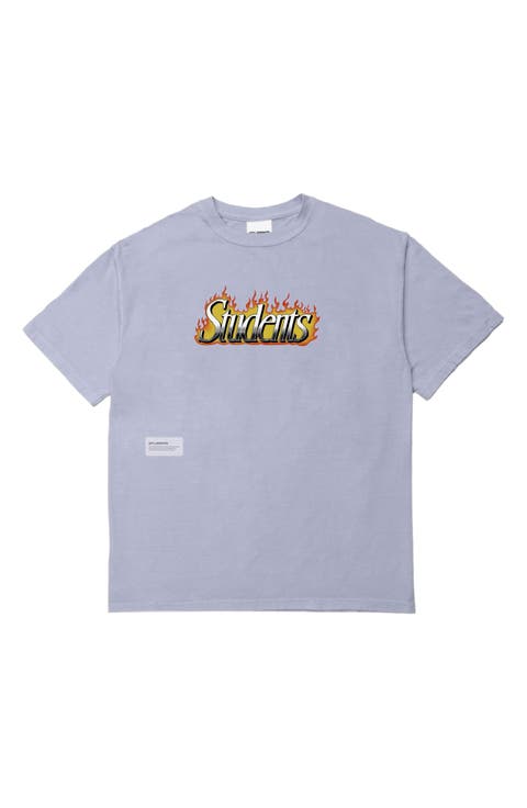 Too Late Oversize Cotton Graphic T-Shirt