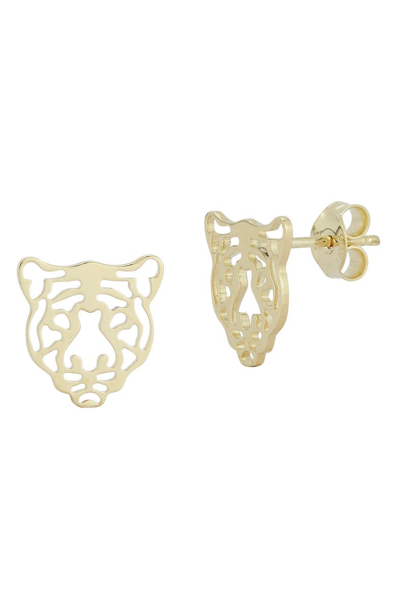 Ember Fine Jewelry Tiger Stud Earrings, Main, color, 