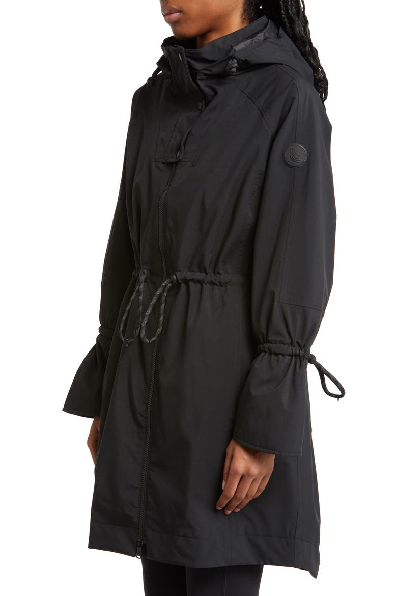 Piper Waterproof Oversize Rain Jacket, Alternate, color, BLACK BEAUTY