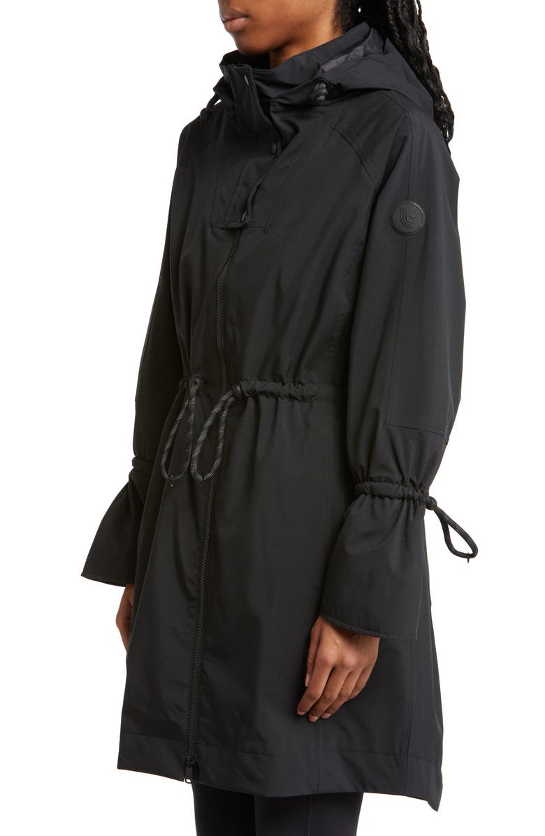 Lole Piper Waterproof Oversize Rain Jacket, Alternate, color, Black Beauty