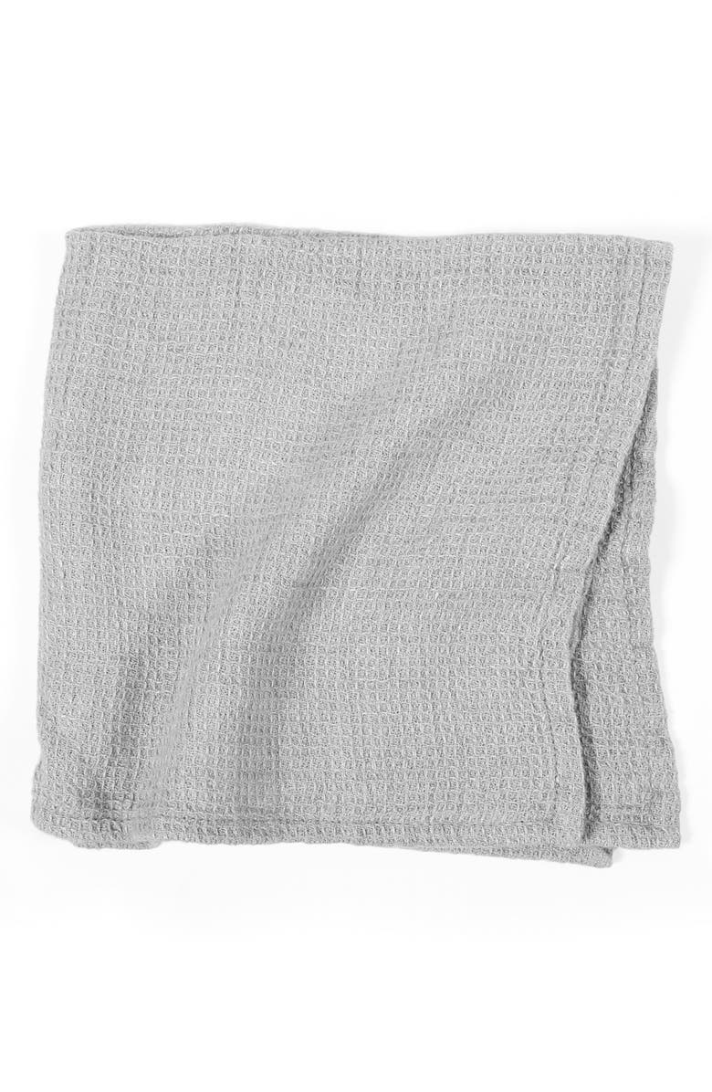 Pom Pom at Home Willows Set of 4 Linen Napkins, Main, color, Grey