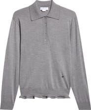 Stella McCartney Frilled Lightweight Wool Polo