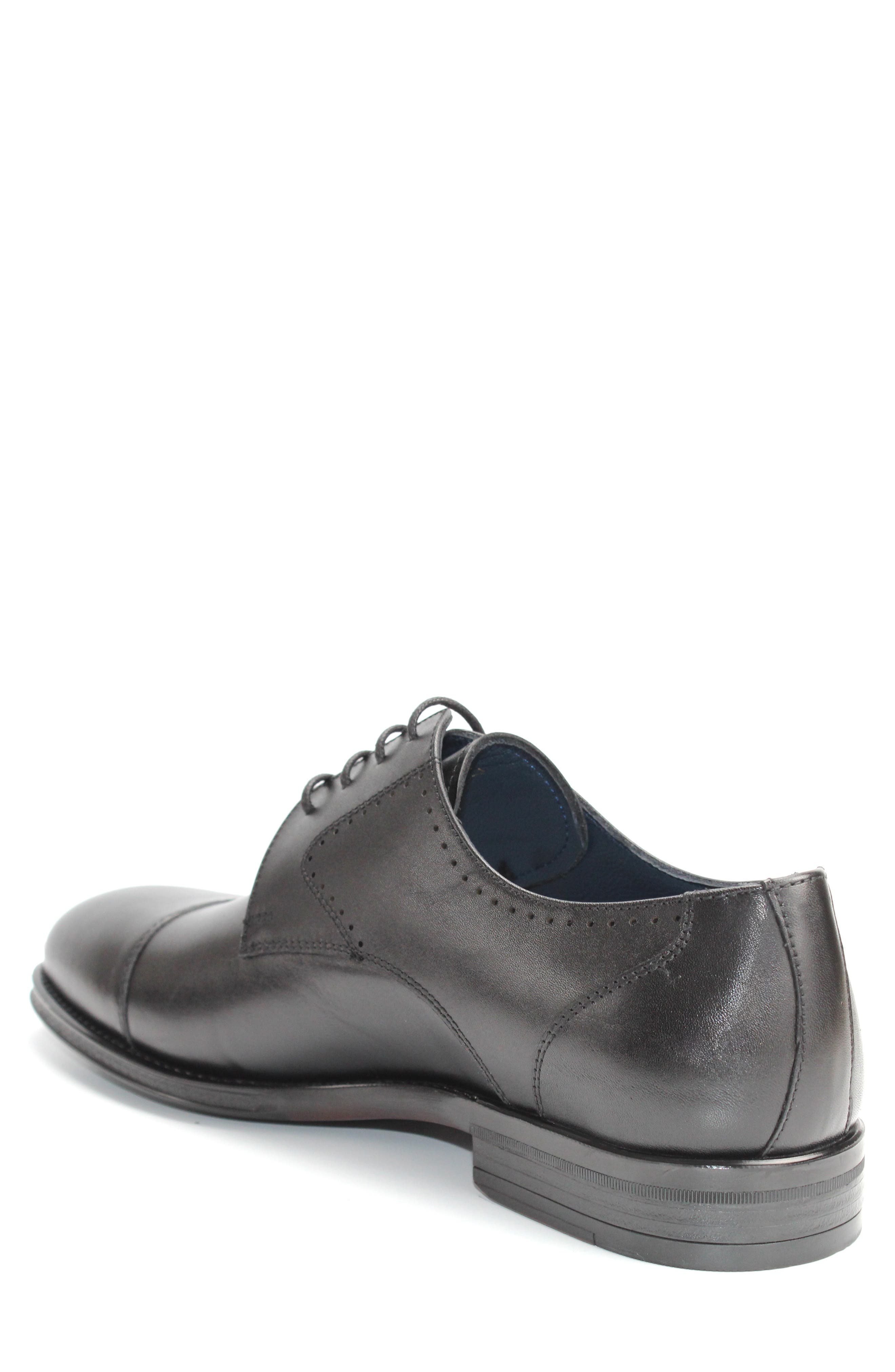 VELLAPAIS Magnolia Cap Toe Derby, Alternate, color, Black
