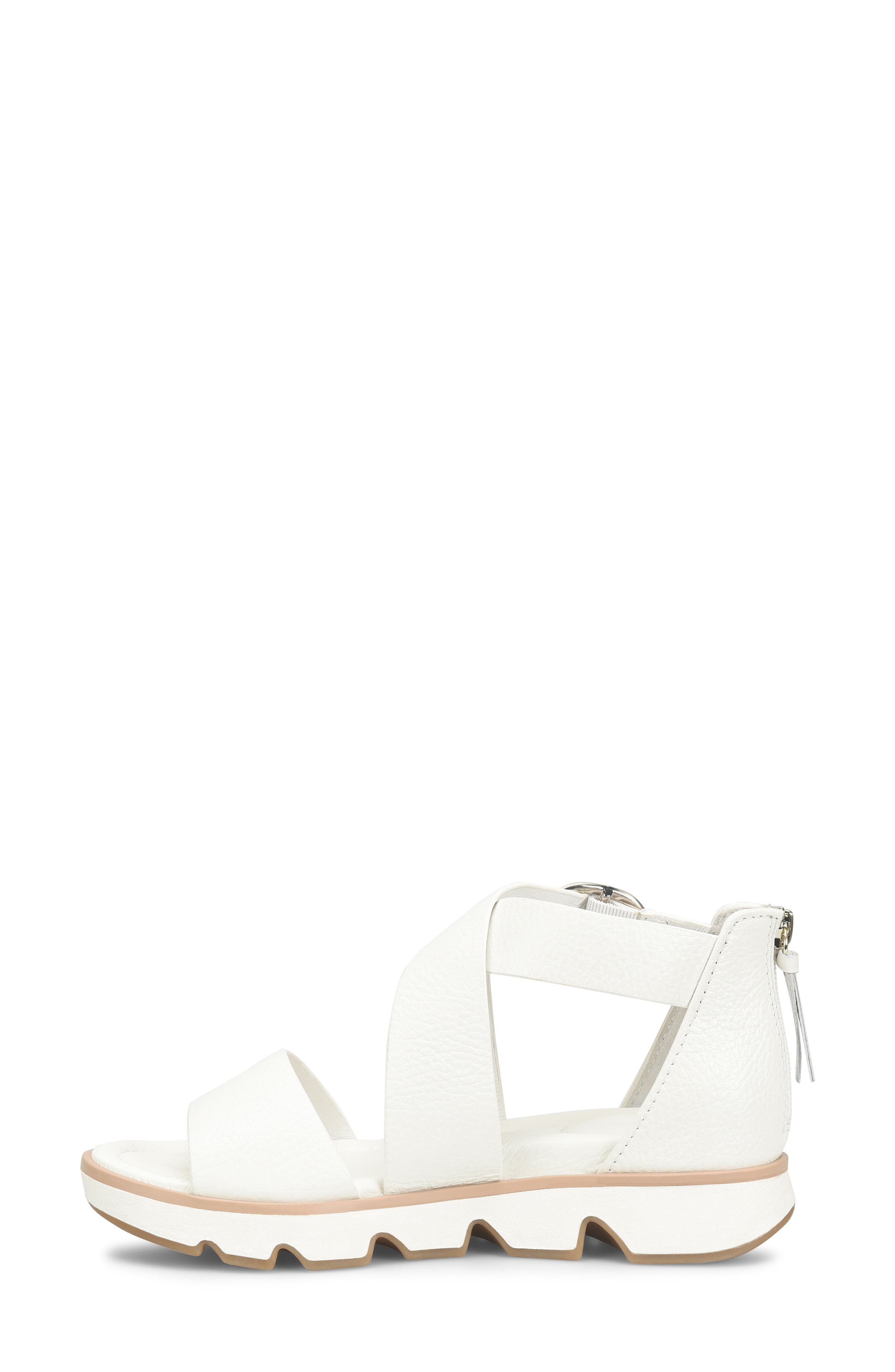 Mackenna Sandal, Alternate, color, WHITE