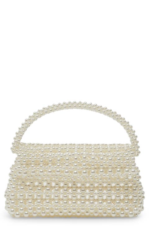 Elloise Faux Pearl Convertible Crossbody Bag