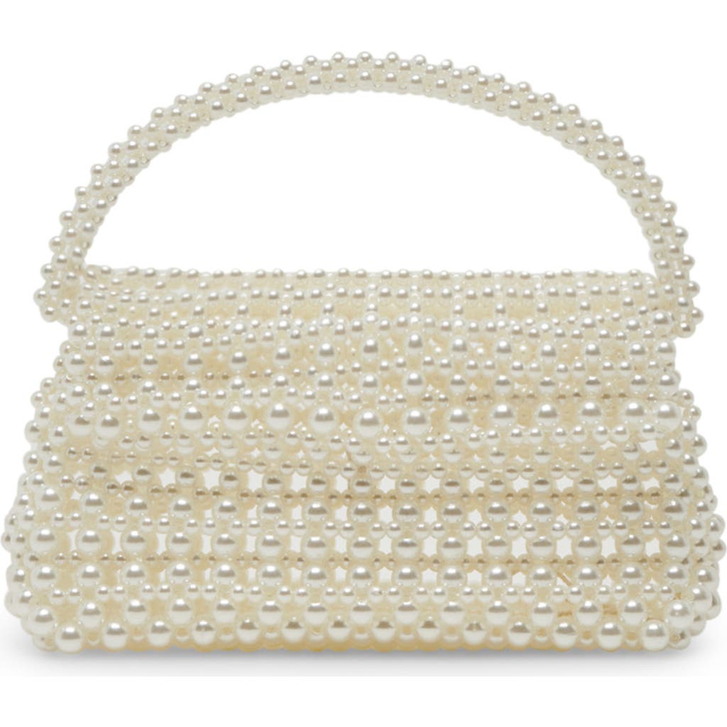 Dolce Vita Elloise Faux Pearl Convertible Crossbody Bag In Pearl