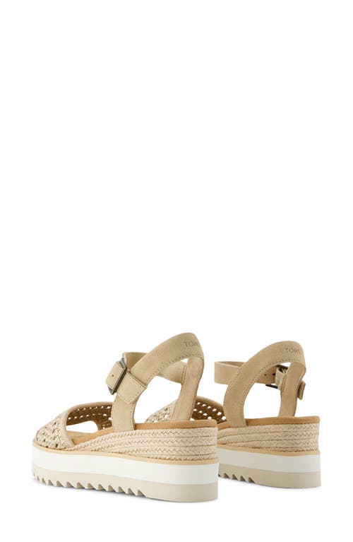 TOMS TOMS DIANA PLATFORM WEDGE SANDAL 