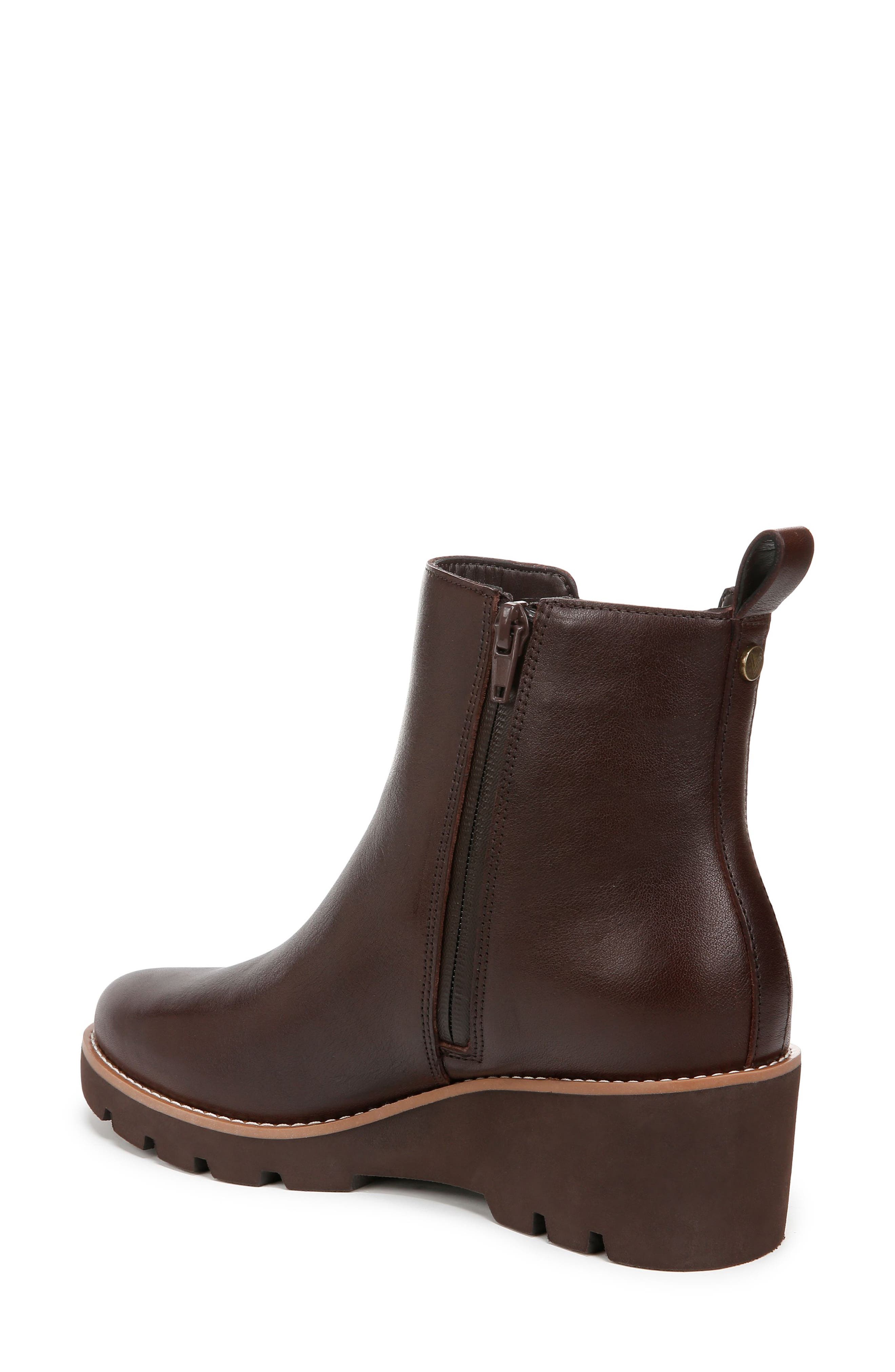 Aria Platform Bootie, Alternate, color, DARK BROWN