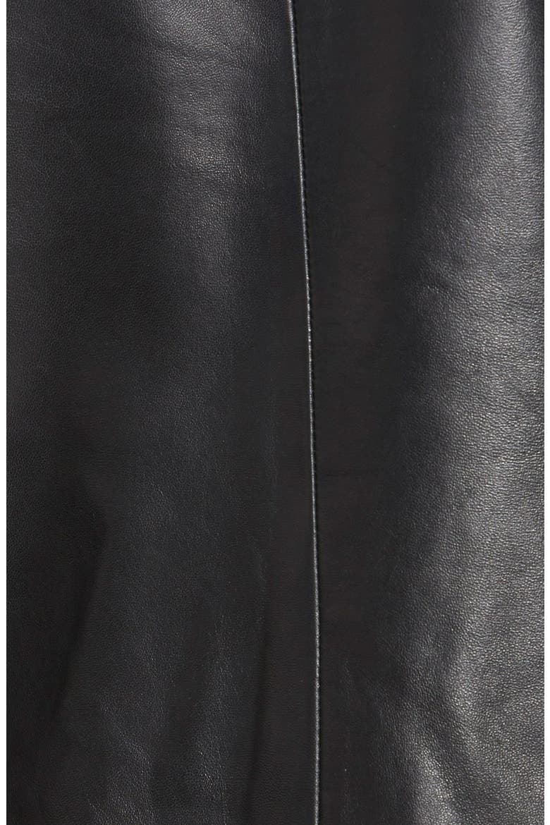 Leather Jacket, Alternate, color, BLACK