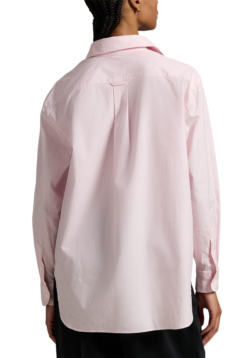End-On-End Oversize Fit Cotton Shirt, Alternate, color, SURFSIDE ROSE