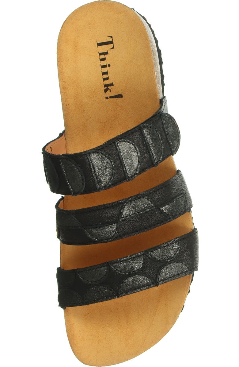 Think! Julia Slide Sandal, Alternate, color, Black/ Kombi