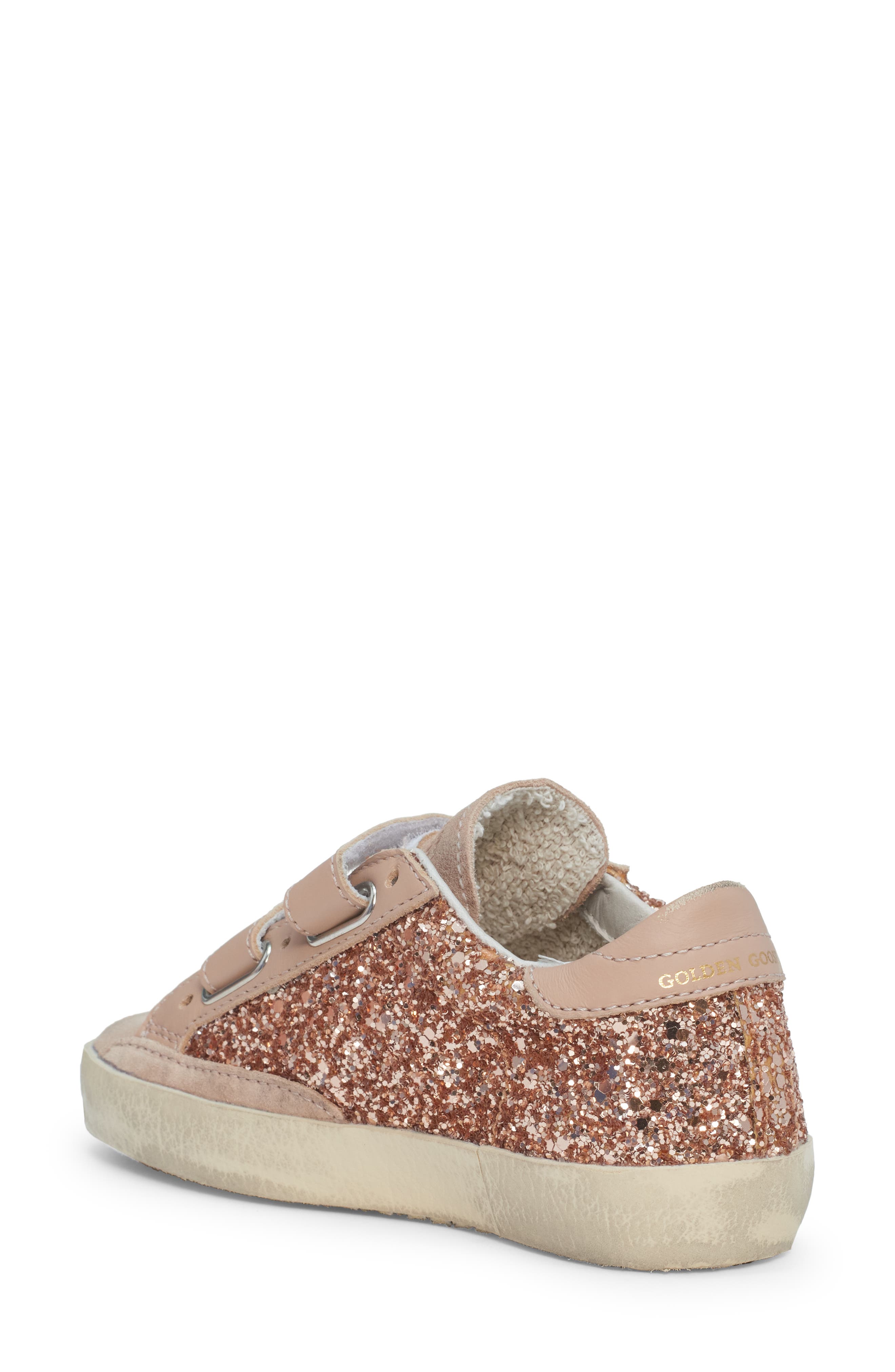 Kids' Old School Low Top Sneaker, Alternate, color, PEACH/ BEIGE