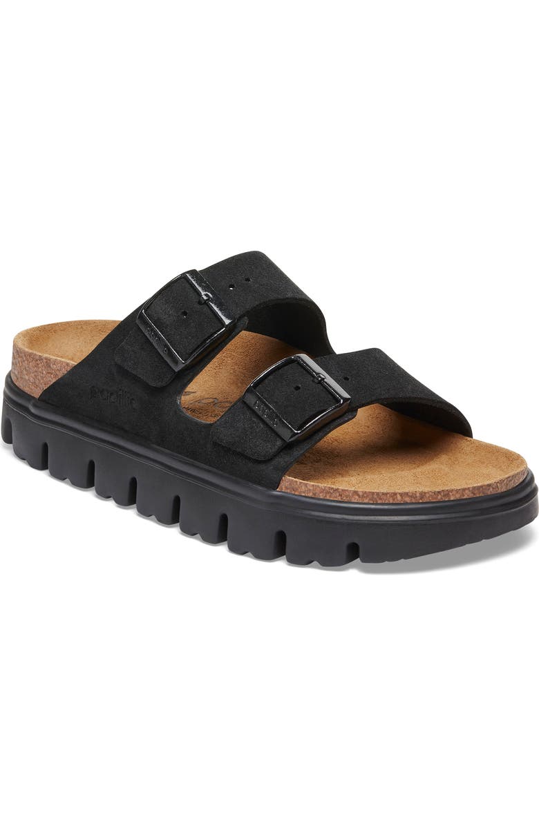 Birkenstock Papillio by Birkenstock Arizona Chunky Sandal, Main, color, Black Black