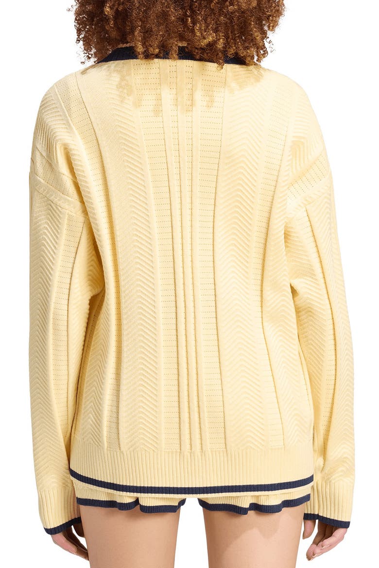 V-Neck Cardigan, Alternate, color, WARM VANILLA