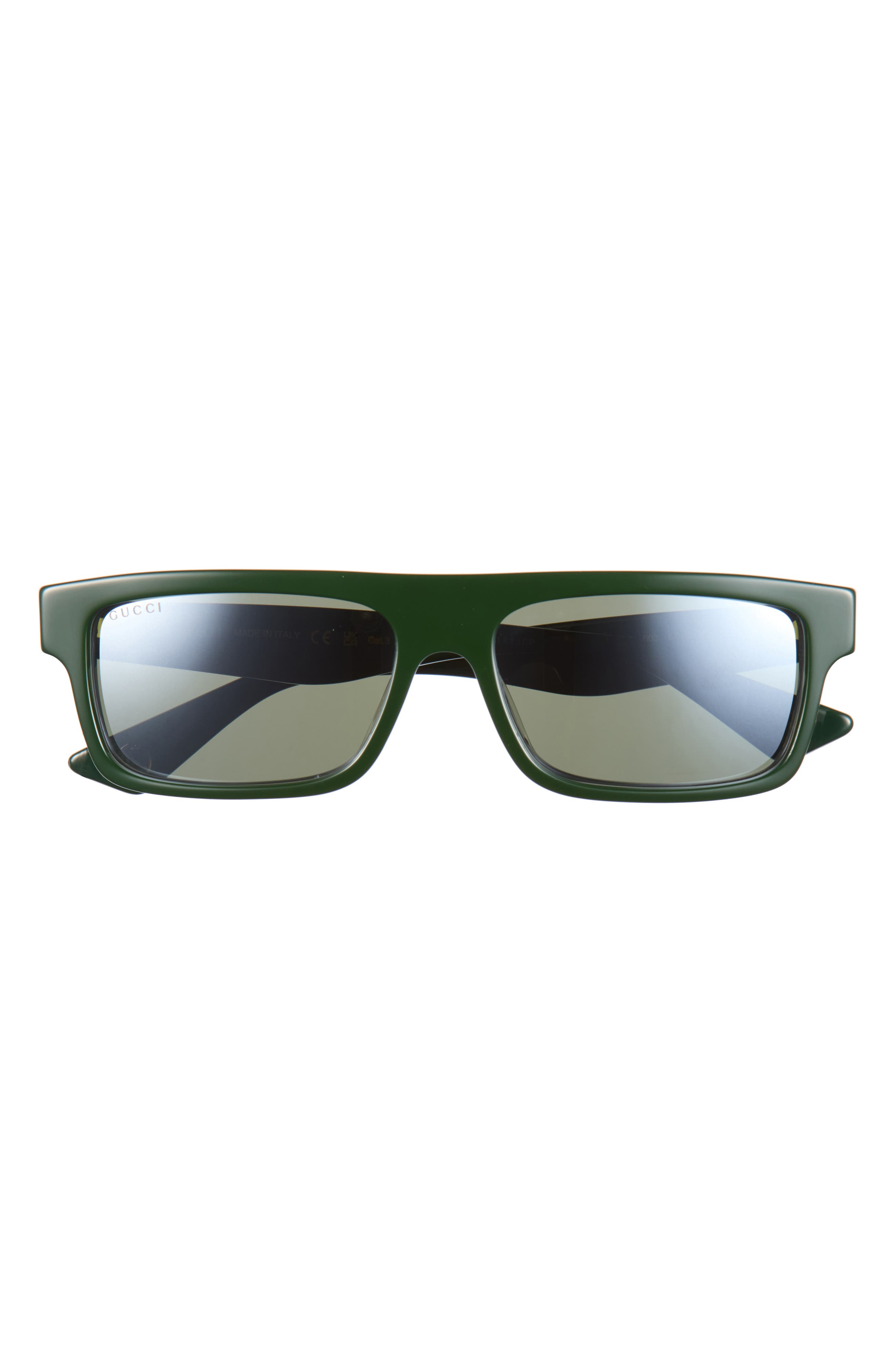 54mm Gradient Rectangular Sunglasses