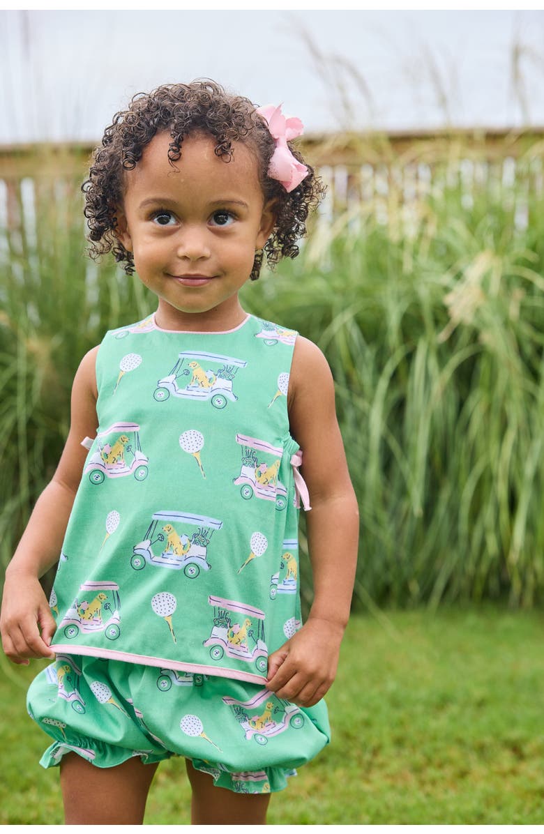 Little English Kids' Printed Lily Bloomer Set, Alternate, color, Paws On Par