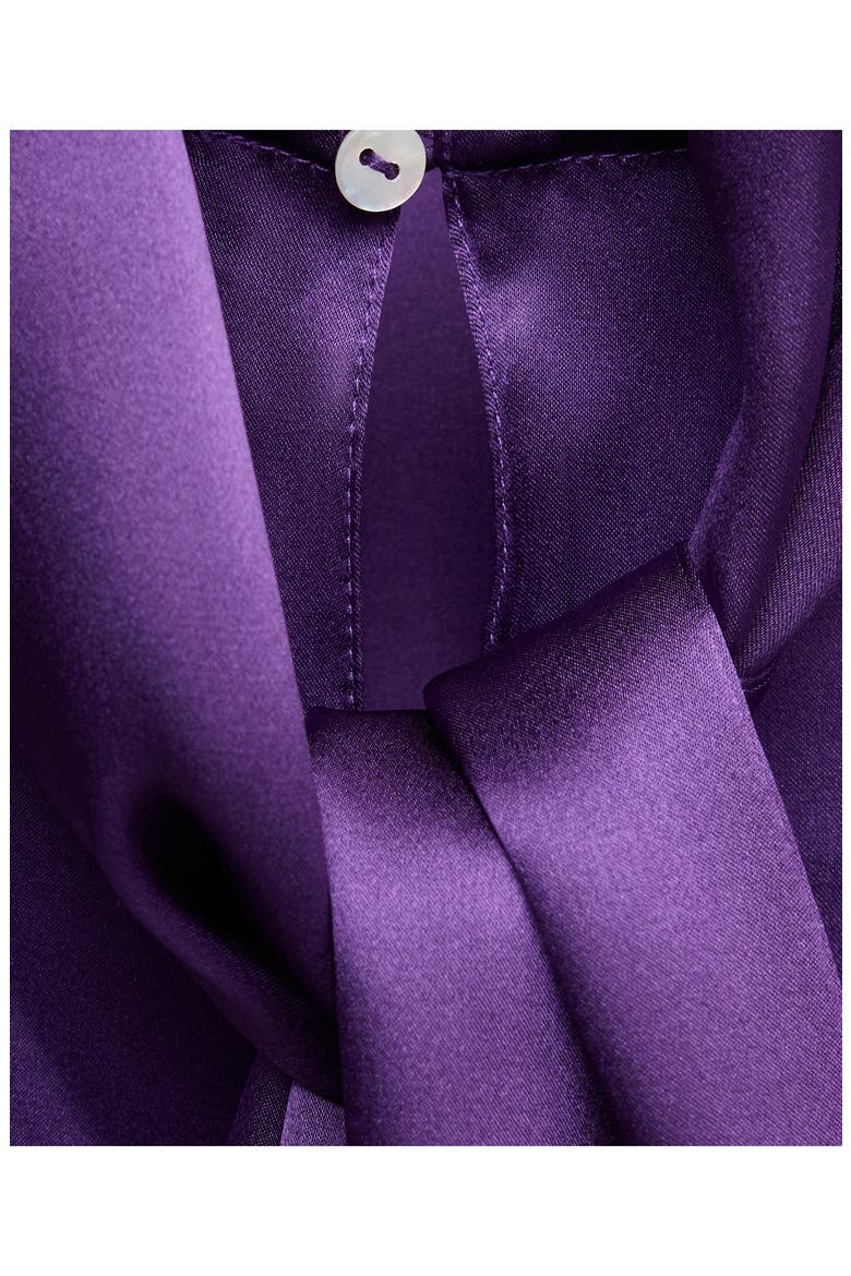 Silk Turtleneck Top, Alternate, color, VIOLET
