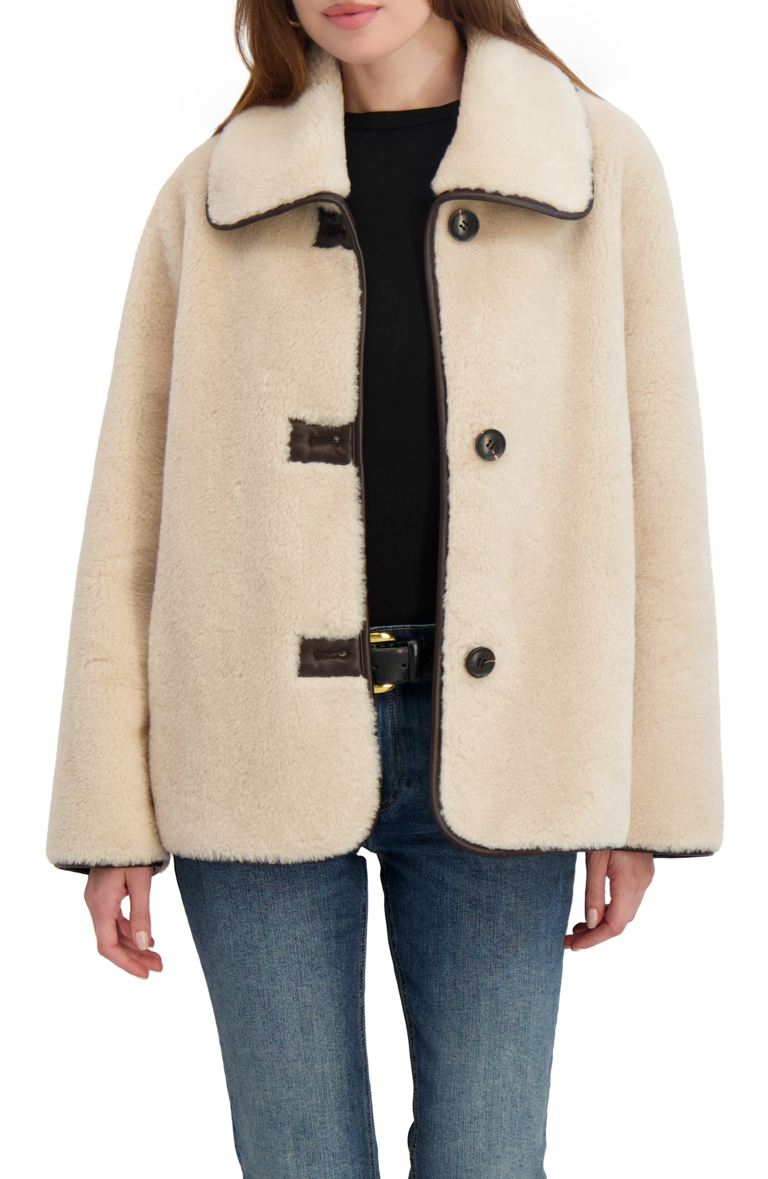 Kai Reversible Faux Shearling Jacket