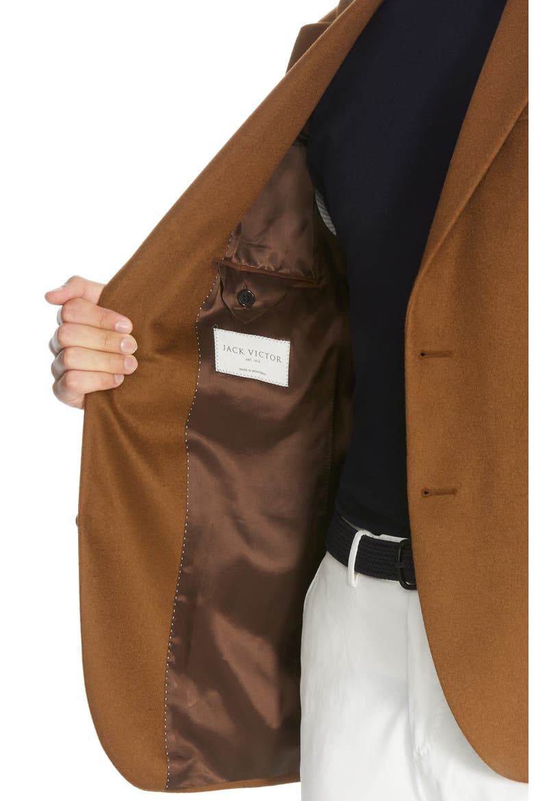 Delta Unstructured Cashmere Sport Coat, Alternate, color, MID BROWN