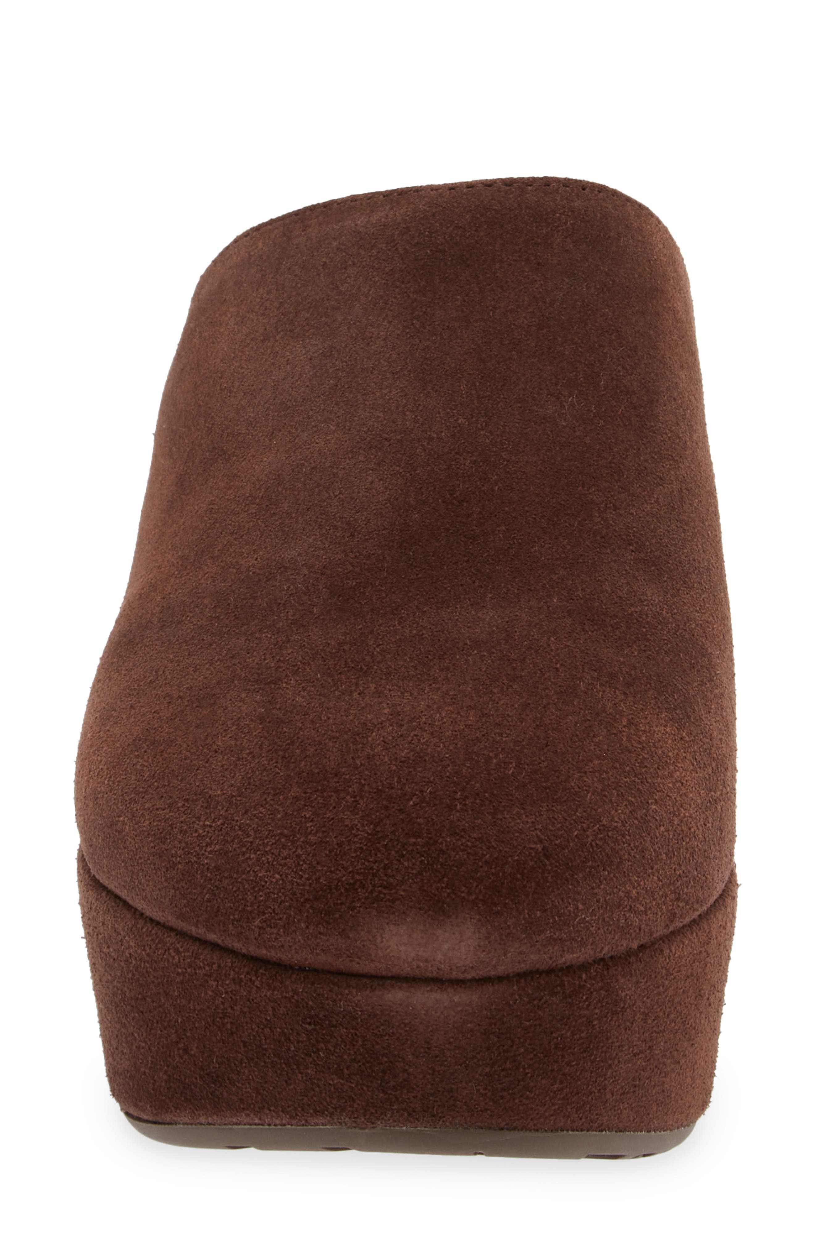 Yoma Platform Clog, Alternate, color, CHOCOLATE SUEDE