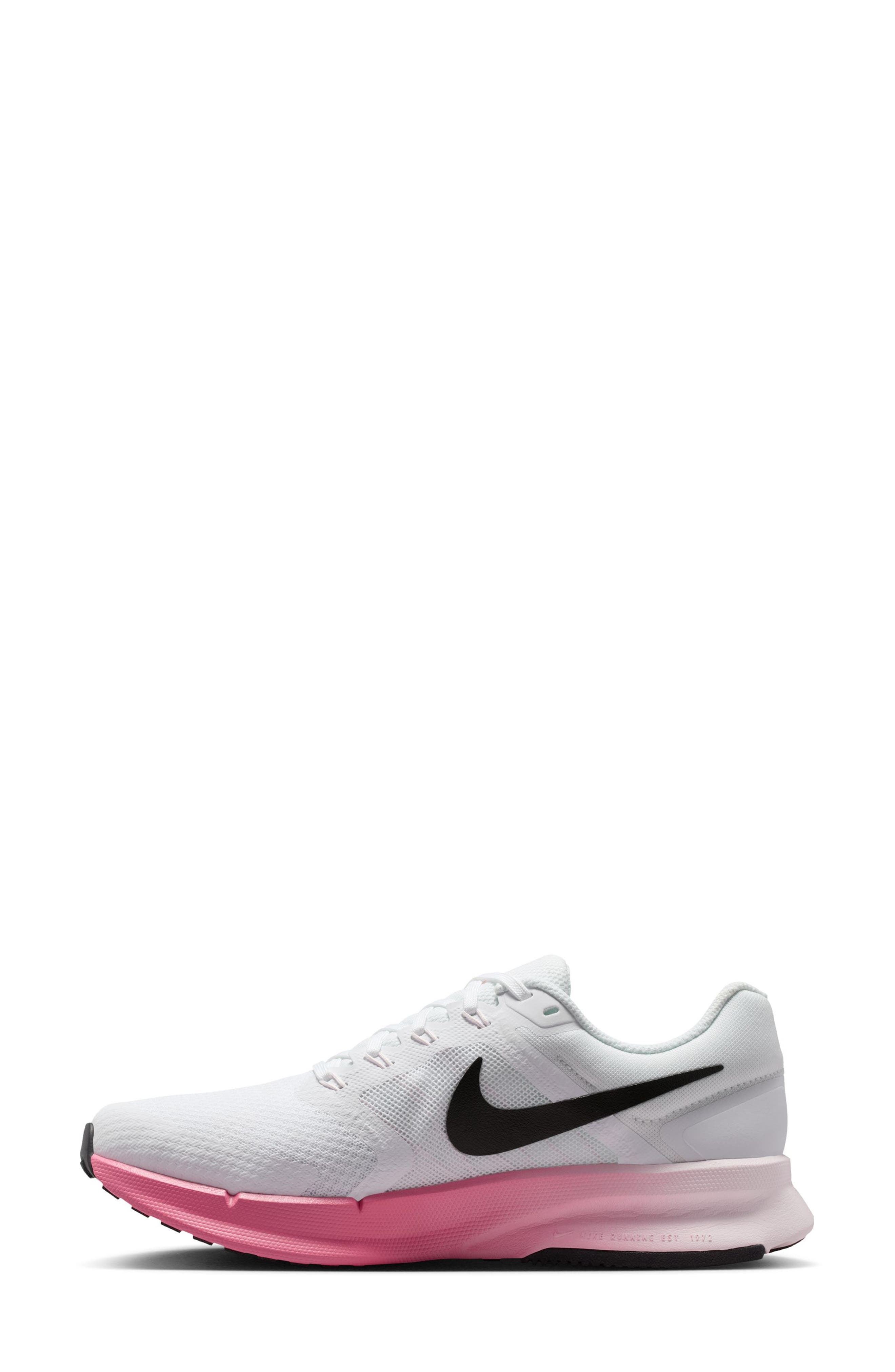 Nike Run Swift 3 Running Shoe, Alternate, color, White/ Black/ Pink-Peony