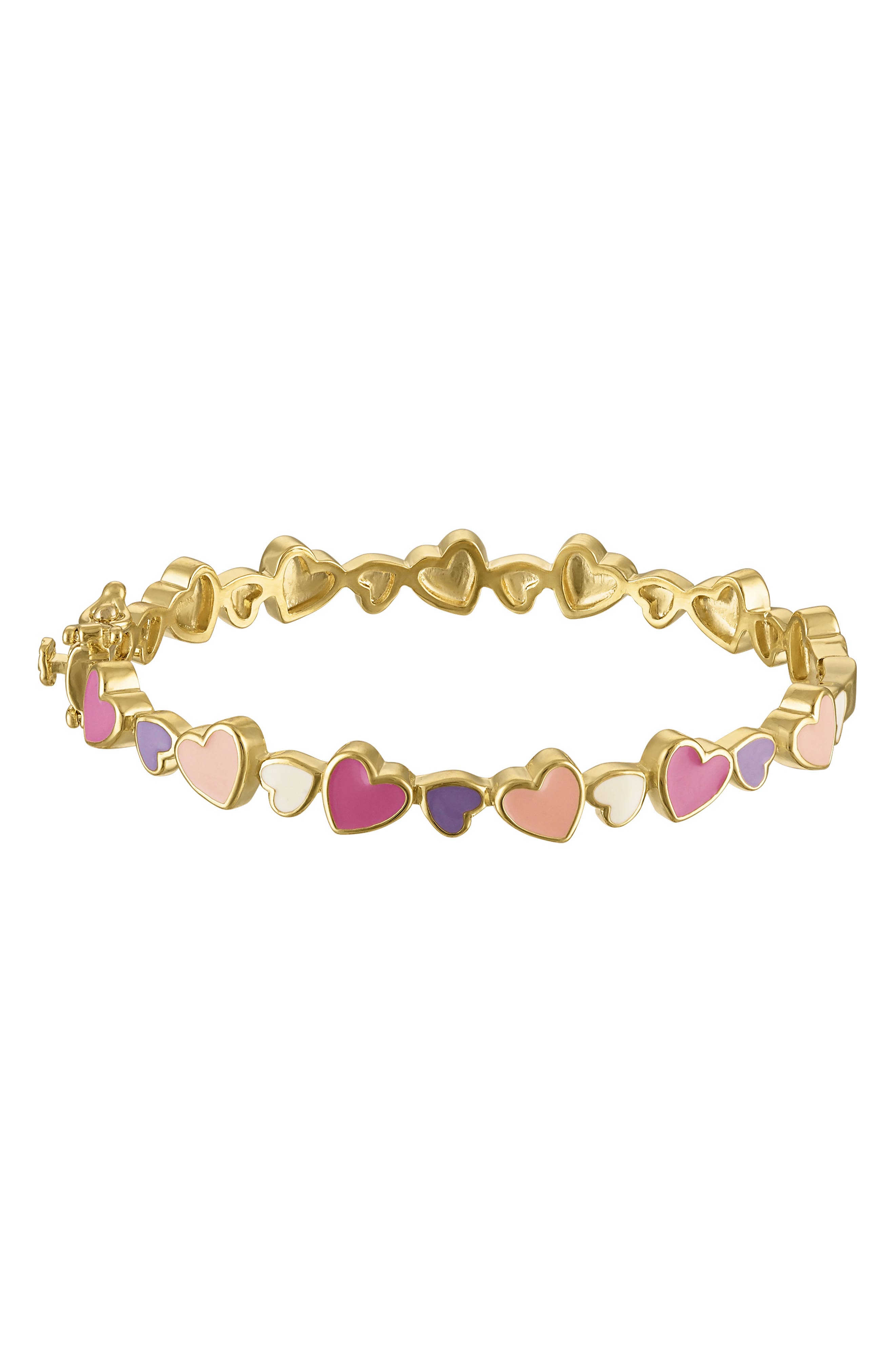 FZN Kids' Enamel Heart Bracelet